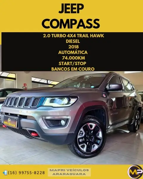 Carro Jeep Compass 2018 2.0 TDI Trailhawk 4WD (Aut)