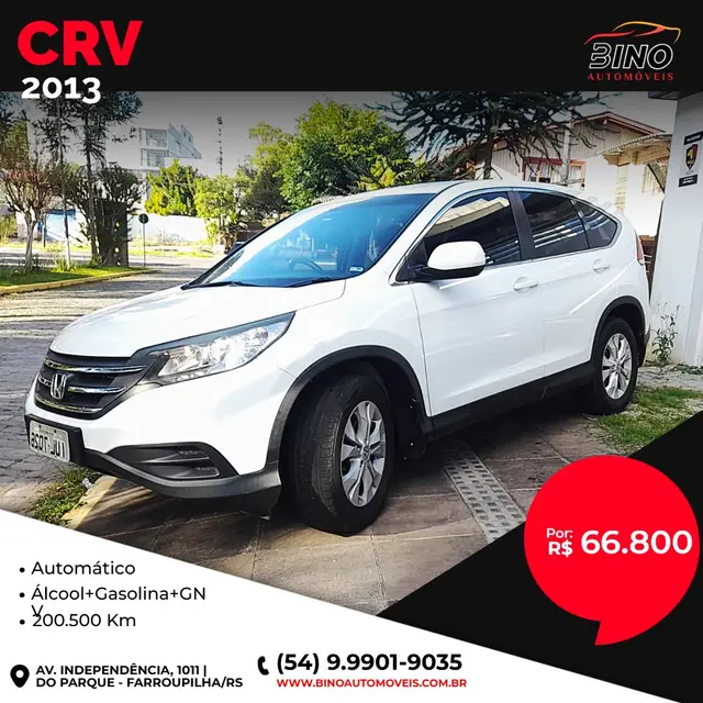 Carro Honda CR-V 2013 LX 2.0 16v Flexone (Aut)
