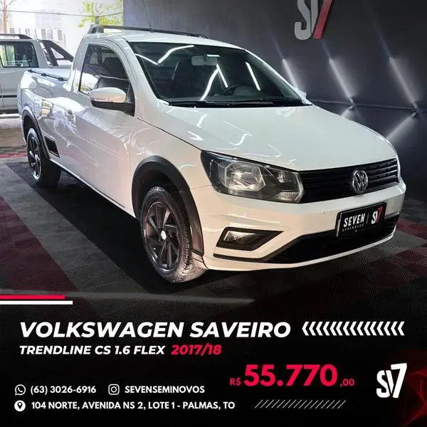 Carro Volkswagen Saveiro 2018 Cross 1.6 16v MSI CD (Flex)