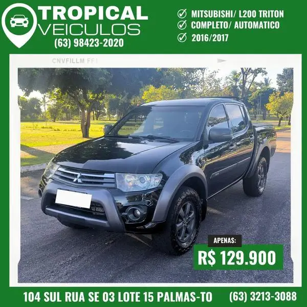 Carro Mitsubishi L200 Triton 2017 GLS 3.2 CD TB Int.Diesel Mec