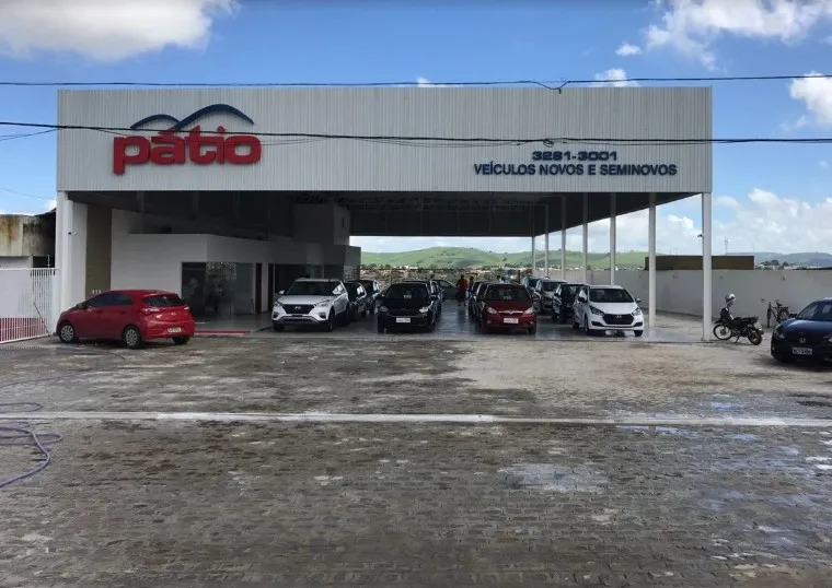 Fachada da loja Pátio veiculos - União dos Palmares - AL