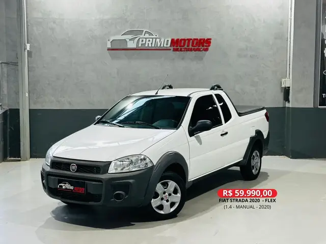 Carro Fiat Strada 2020 Hard Working 1.4 (Flex) (Cabine Dupla)