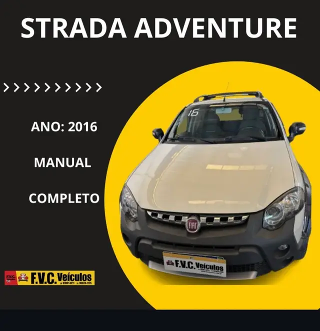 Carro Fiat Strada 2016 Adventure 1.8 16V (Flex) (Cabine Estendida)