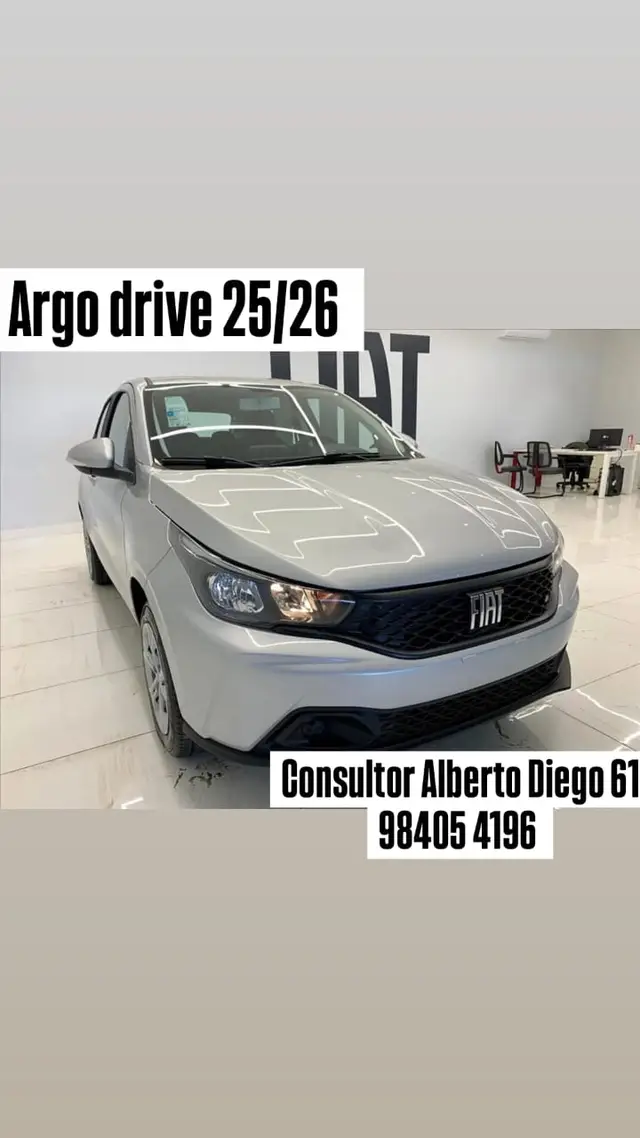 Carro Fiat Argo 2026 Drive 1.0