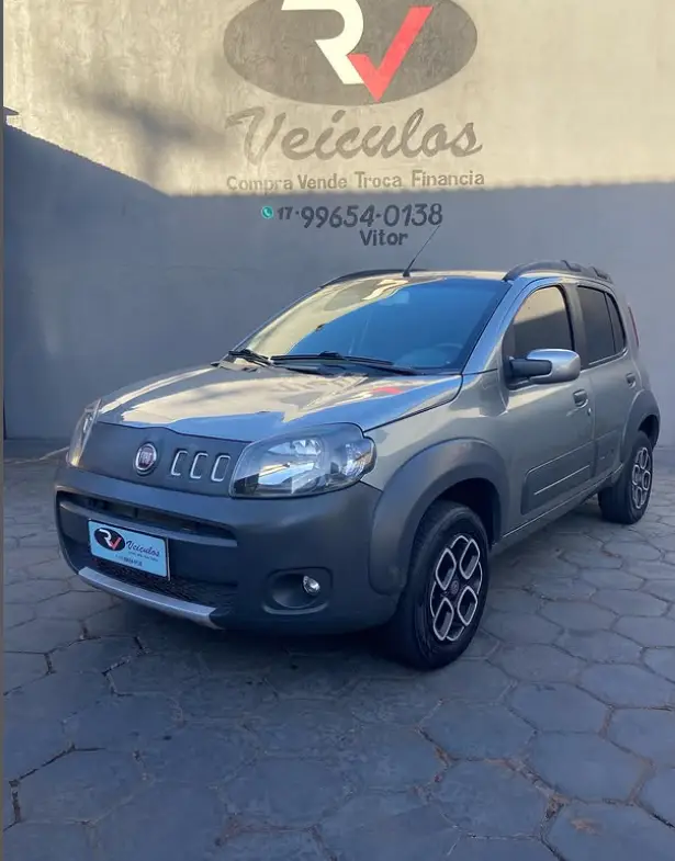 Carro Fiat Uno 2012 Way 1.4 8V (Flex) 4p