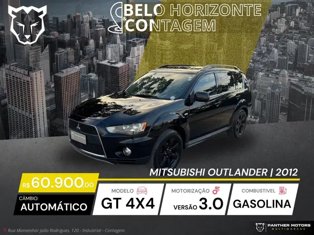 Carro Mitsubishi Outlander 2012 GT 3.0 V6