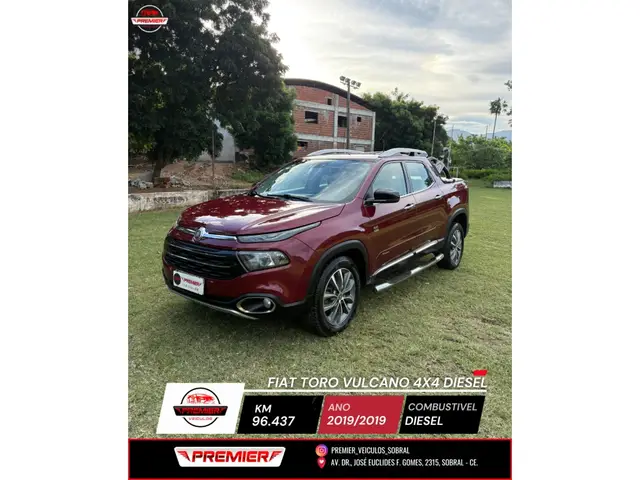 Carro Fiat Toro 2019 Volcano 2.0 diesel AT9 4x4