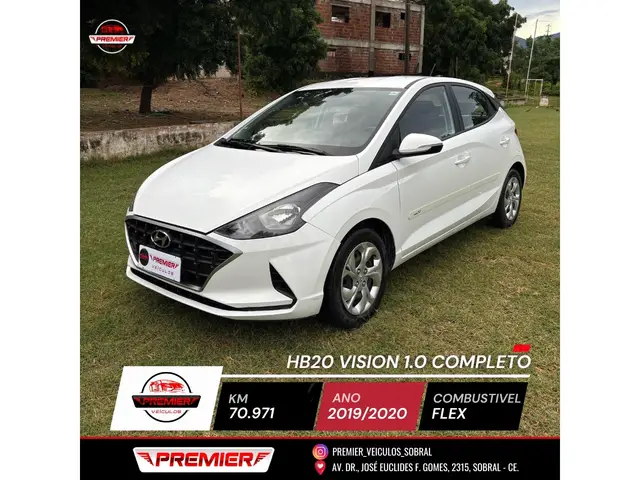 Carro Hyundai HB20 2020 1.0 Vision (Flex)