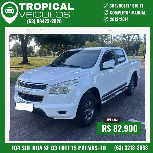 Carro Chevrolet S10 Cabine Dupla 2014 S10 2.4 LT 4x2 (Cab Dupla) (Flex)