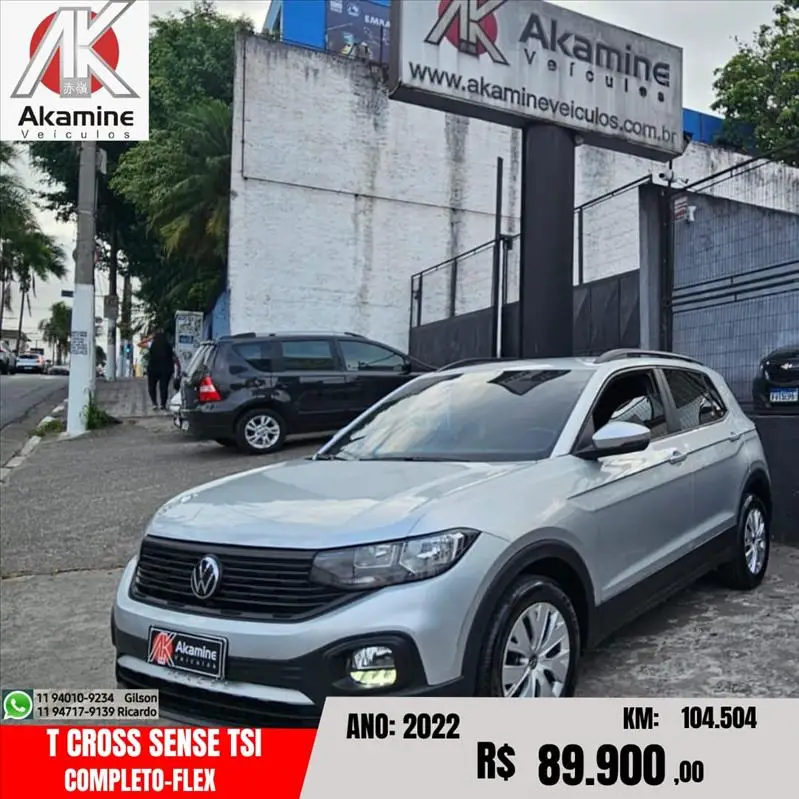 Volkswagen T-Cross 1.0 200 TSI Sense (Aut) (Flex)