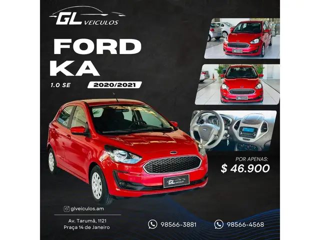 Carro Ford Ka 2021 1.0 SE (Flex)