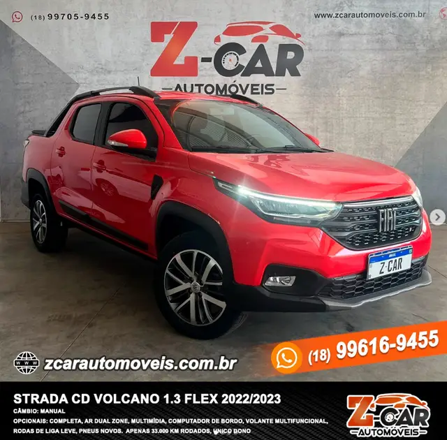 Carro Fiat Strada 2023 Volcano 1.3 CD AT (Flex)