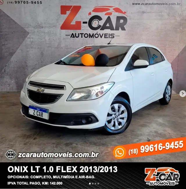 Carro Chevrolet Onix 2013 1.0 LT SPE/4