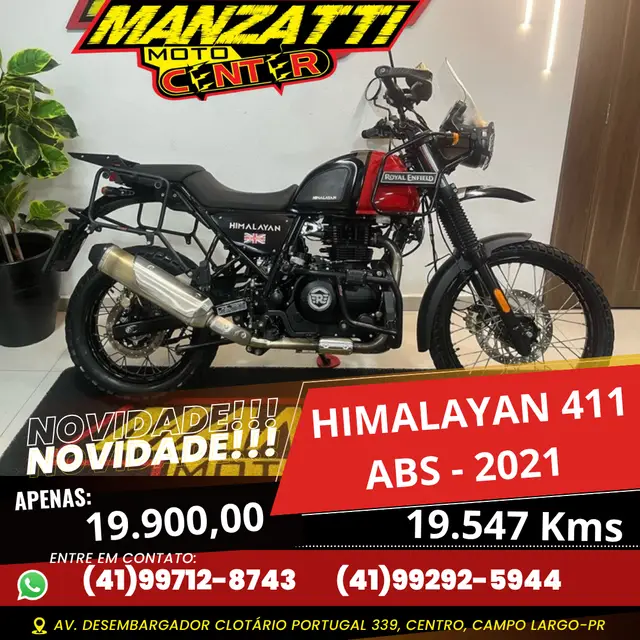 Carro Royal Enfield Himalayan 2021 411 EFI