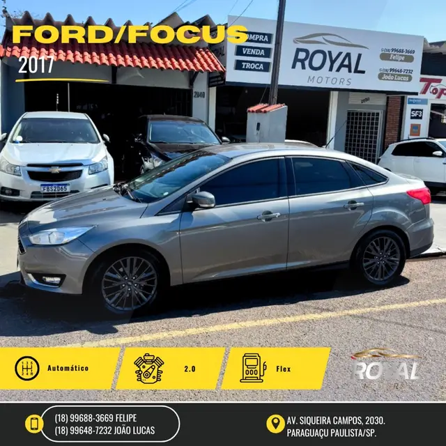 Carro Ford Focus Hatch 2017 SE Plus 2.0 PowerShift