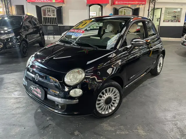 Carro Fiat 500 2010 Lounge 1.4 16V