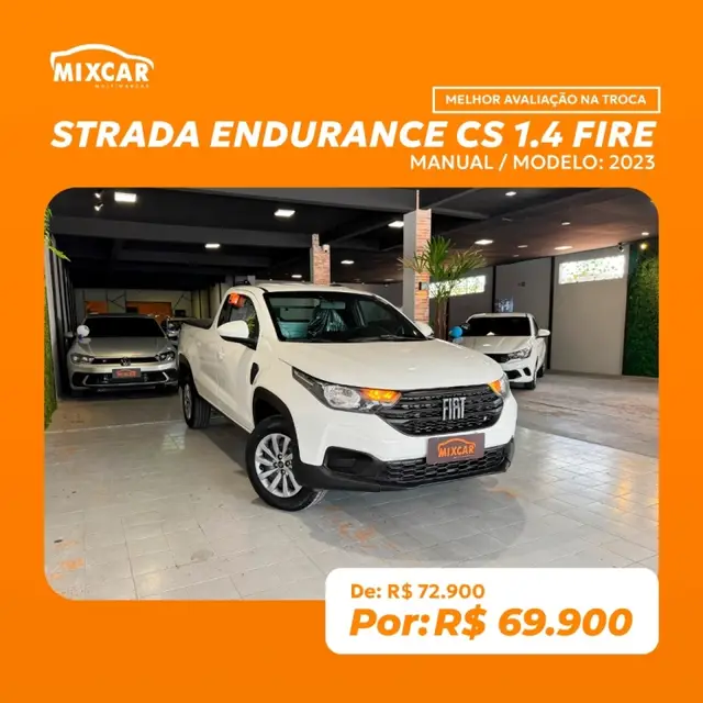 Carro Fiat Strada 2023 Endurance 1.4 Cabine Plus (Flex)