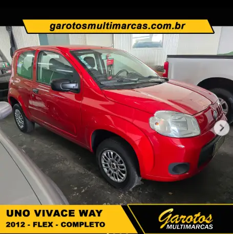Carro Fiat Uno 2012 Vivace 1.0 8V (Flex) 4p