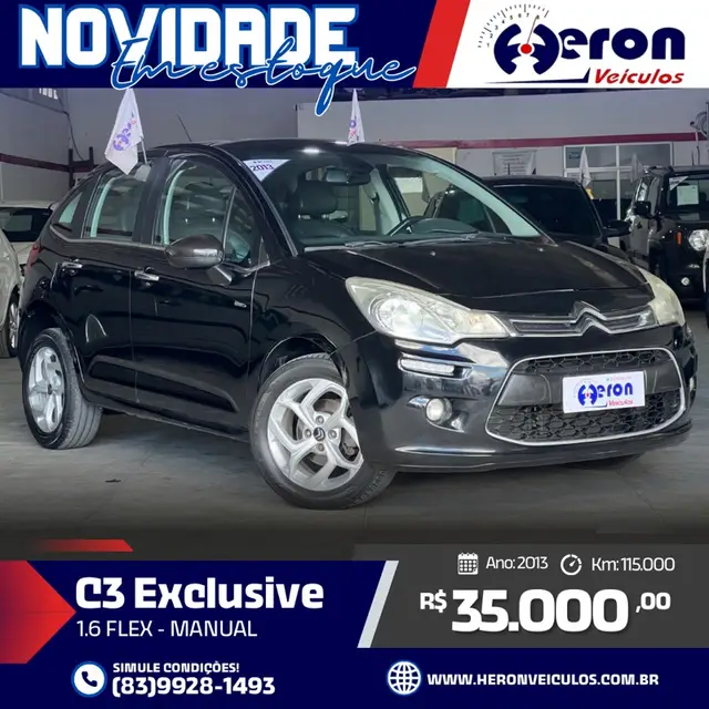 Carro Citroën C3 2013 Exclusive 1.6 16V (Flex)