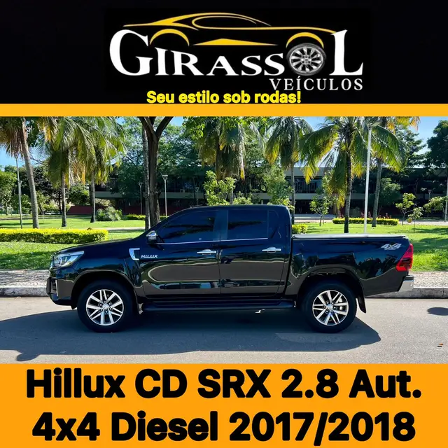 Carro Toyota Hilux Cabine Dupla 2018 Hilux 2.8 TDI SRX CD 4x4 (Aut)