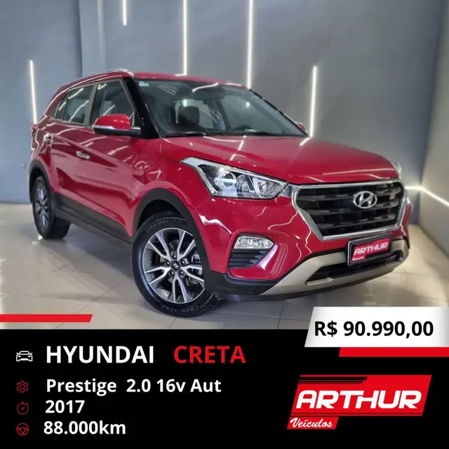 Carro Hyundai Creta 2017 Prestige 2.0 (Aut) (Flex)