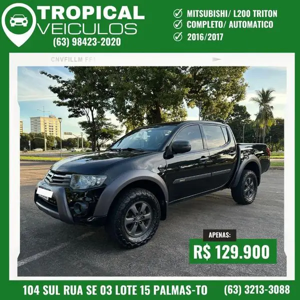 Carro Mitsubishi L200 Triton 2017 GLS 3.2 CD TB Int.Diesel Mec