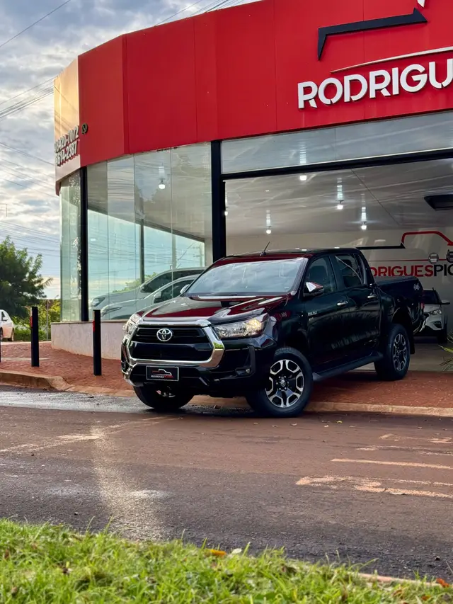Carro Toyota Hilux Cabine Dupla 2021 SRV 2.7 CD 4x4 (Flex) (Aut)