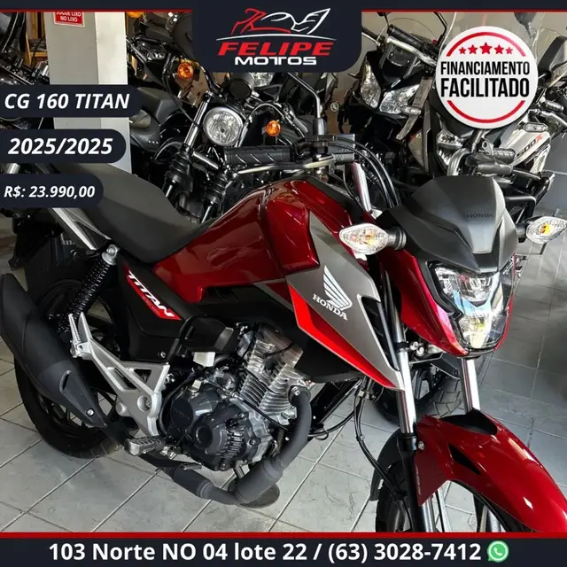 Moto Honda CG 160 2025 Titan