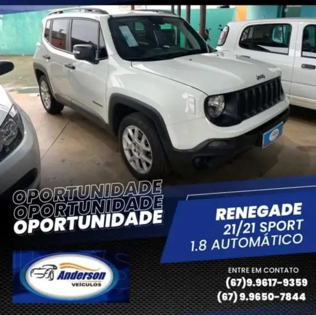 Carro Jeep Renegade 2021 Sport 1.8 4x2 (Aut) (Flex)