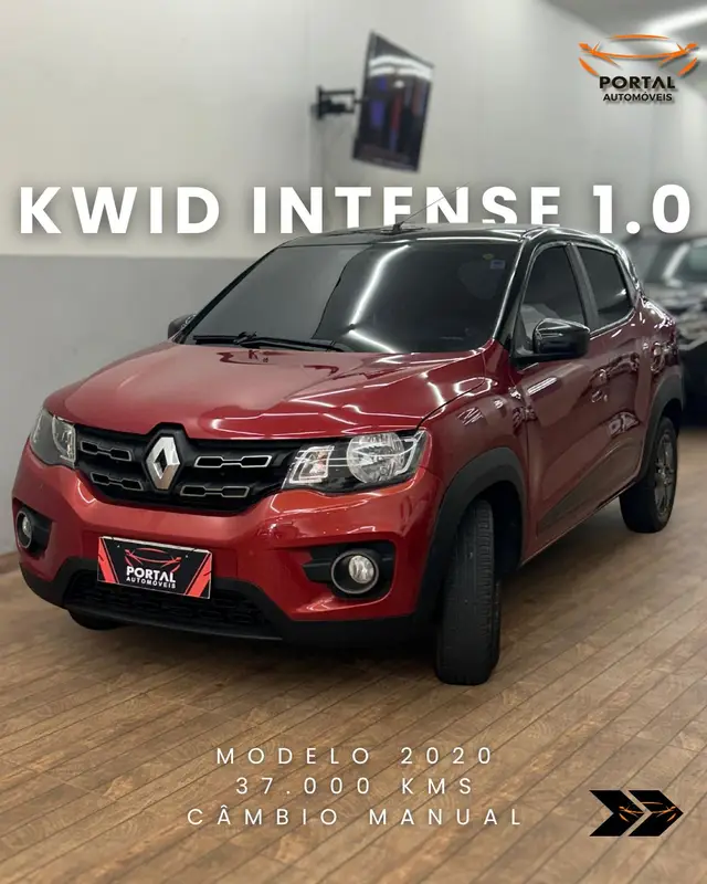 Carro Renault Kwid 2019 Intense 1.0 12v SCe (Flex)