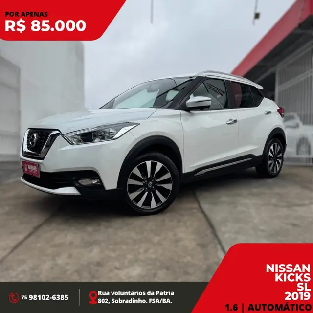 Carro Nissan Kicks 2019 1.6 SL CVT (Flex)