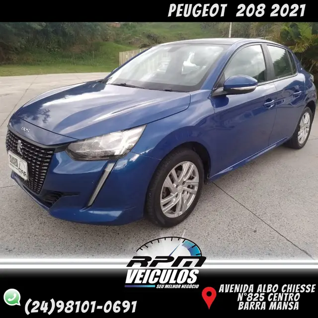 Carro Peugeot 208 2021 Active Pack 1.6 (Flex) (Aut)