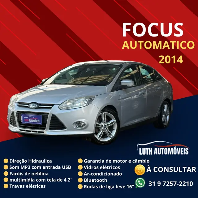Carro Ford Focus Hatch 2014 SE Plus 2.0 16V PowerShift