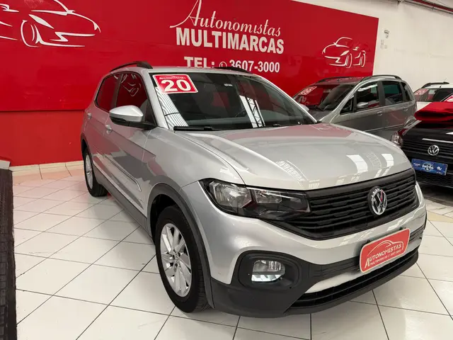 Carro Volkswagen T-Cross 2020 1.0 200 TSI Sense (Aut) (Flex) (PCD)