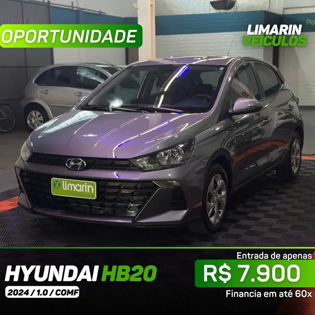 Carro Hyundai HB20 2024 Comfort 1.0 TGDI (Mec.)