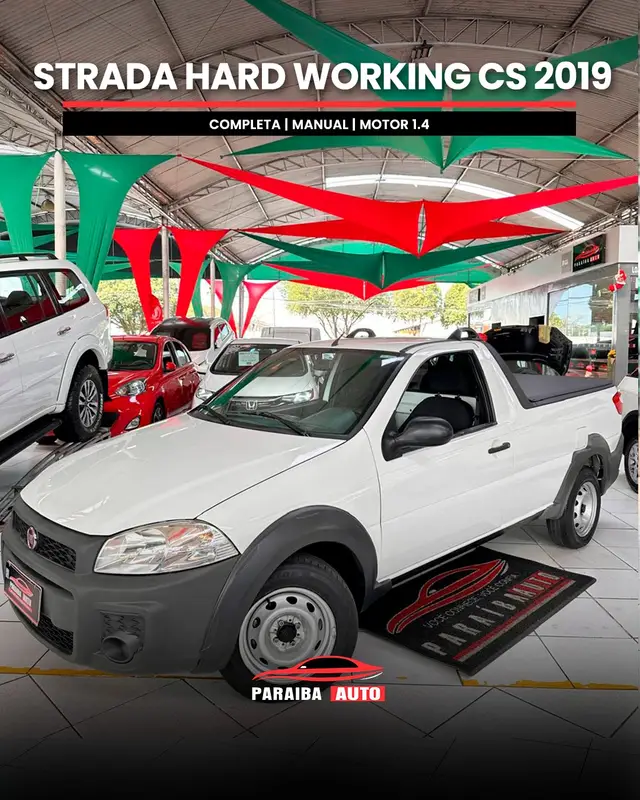 Carro Fiat Strada 2019 Hard Working 1.4 (Flex) (Cabine Simples)