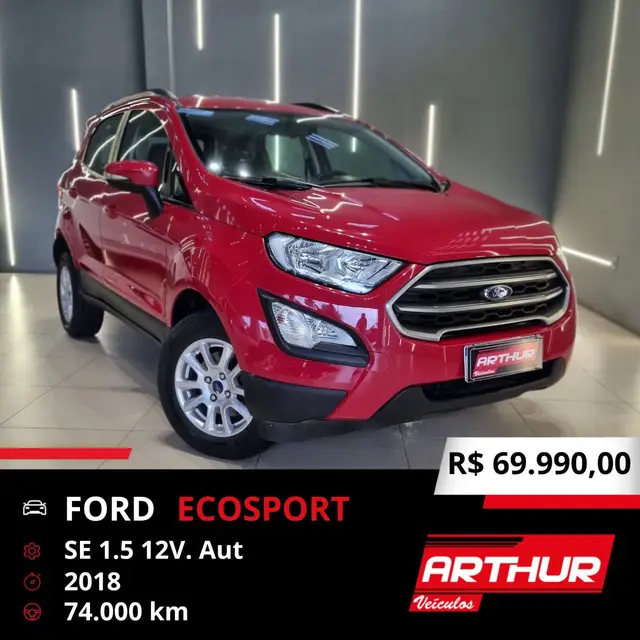 Carro Ford EcoSport 2018 SE 1.5 (Aut) (Flex)