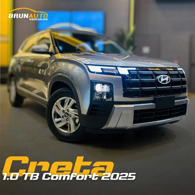 Carro Hyundai Creta 2025 Comfort 1.0 Turbo (Aut) (Flex)