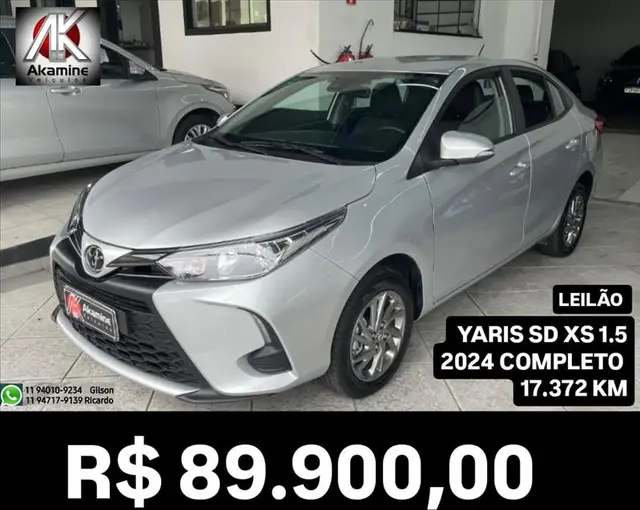 Carro Toyota Yaris 2024 XS 1.5 (Flex) (Aut)