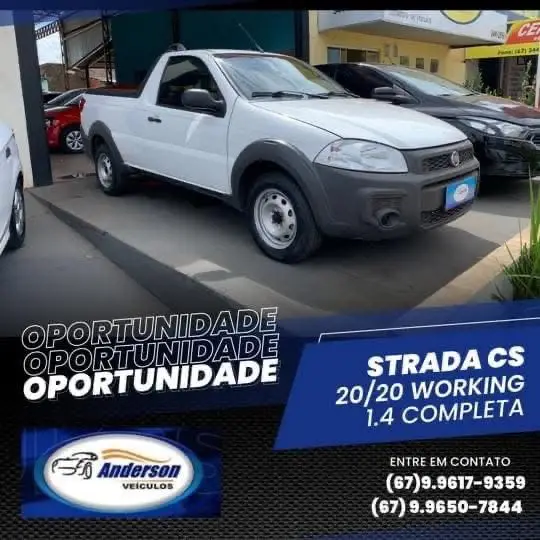 Carro Fiat Strada 2020 Hard Working 1.4 (Flex) (Cabine Simples)