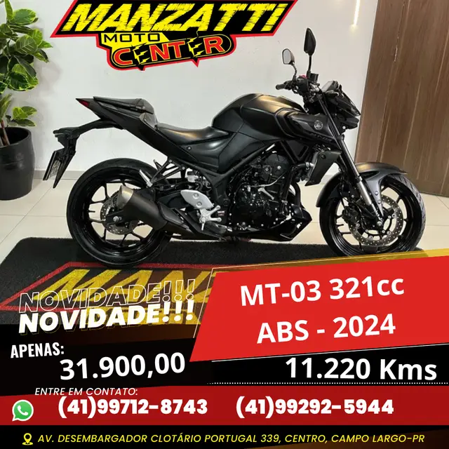 Moto Yamaha MT-03 2024 ABS