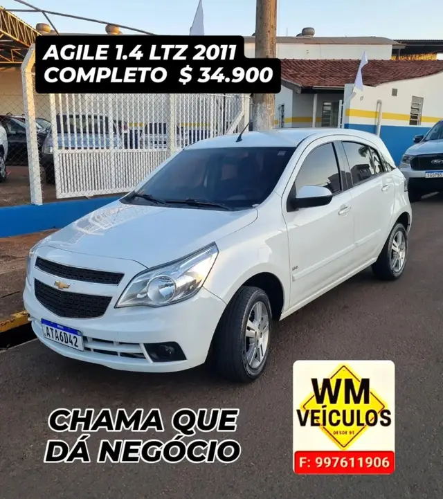 Carro Chevrolet Agile 2011 LTZ 1.4 8V (Flex)