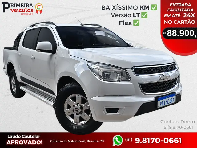Carro Chevrolet S10 Cabine Dupla 2014 S10 2.4 LT 4x2 (Cab Dupla) (Flex)
