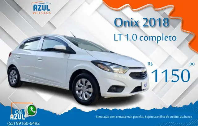 Carro Chevrolet Onix 2018 1.0 LT SPE/4