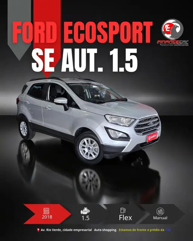 Carro Ford EcoSport 2018 SE 1.5 (Aut) (Flex)