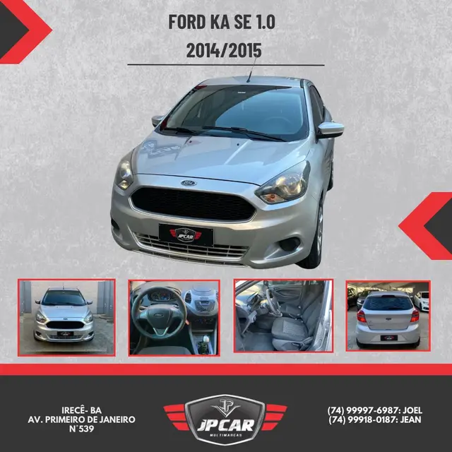 Carro Ford Ka 2015 SE 1.0 (Flex)