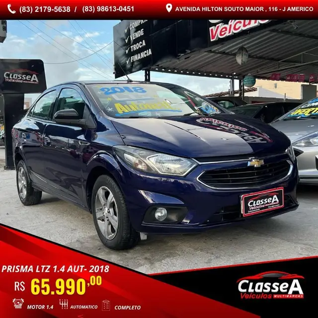 Carro Chevrolet Prisma 2018 1.4 LTZ SPE/4 (Aut)