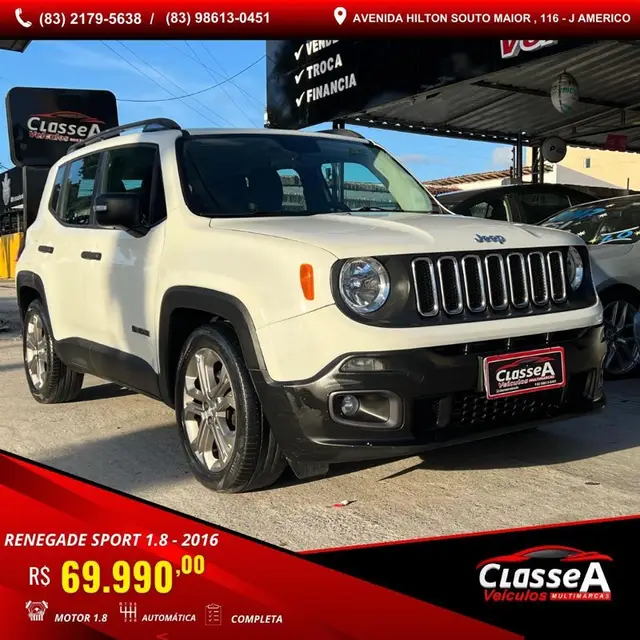 Carro Jeep Renegade 2016 Sport 1.8 4x2 (Aut) (Flex)