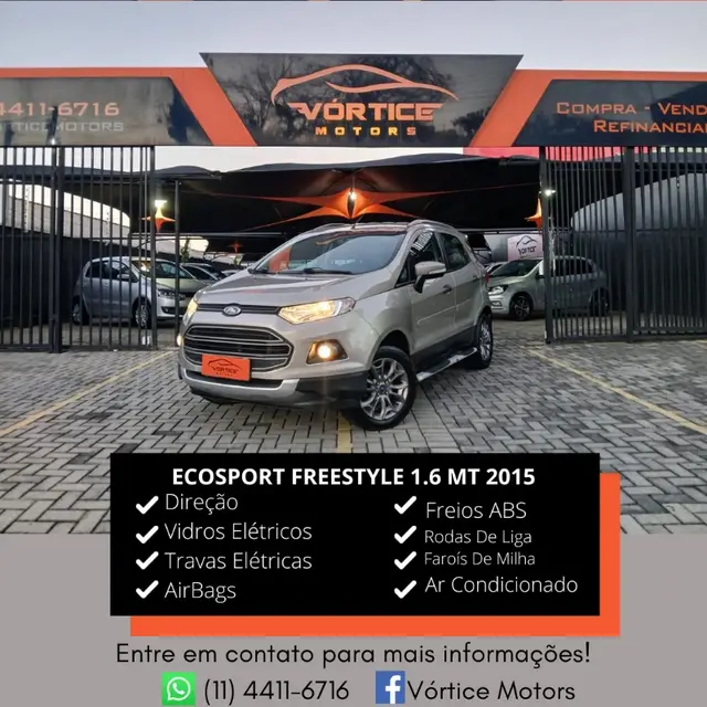 Carro Ford EcoSport 2015 Ecosport Freestyle 1.6 16V (Flex)