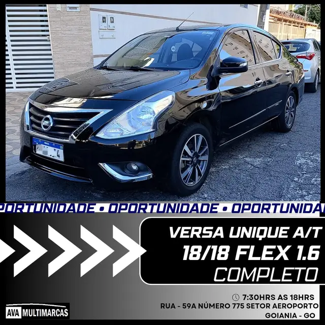 Carro Nissan Versa 2018 1.6 16V Unique CVT (Flex)